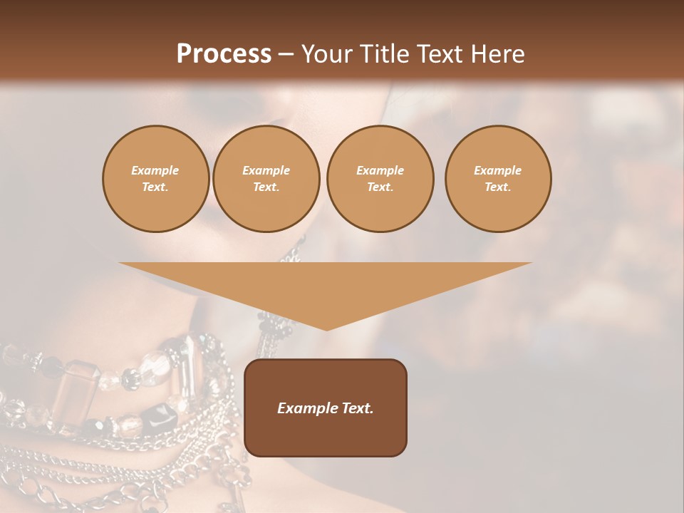 Makeup Glossy Earrings PowerPoint Template