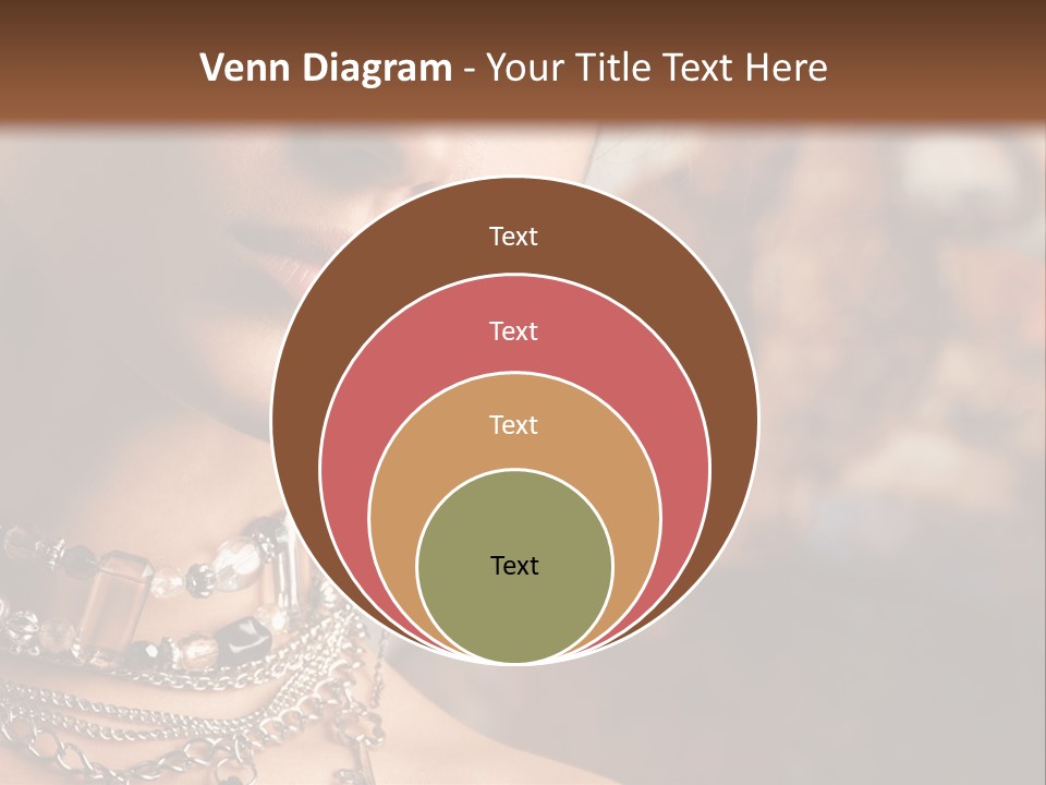 Makeup Glossy Earrings PowerPoint Template