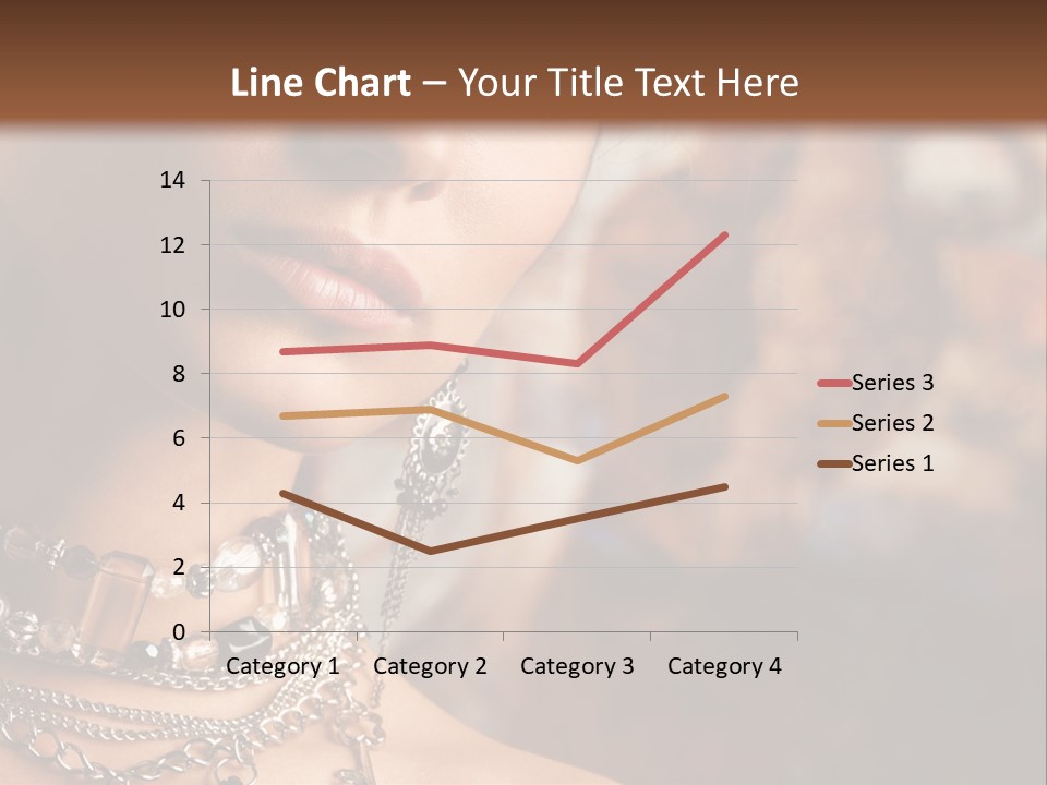 Makeup Glossy Earrings PowerPoint Template