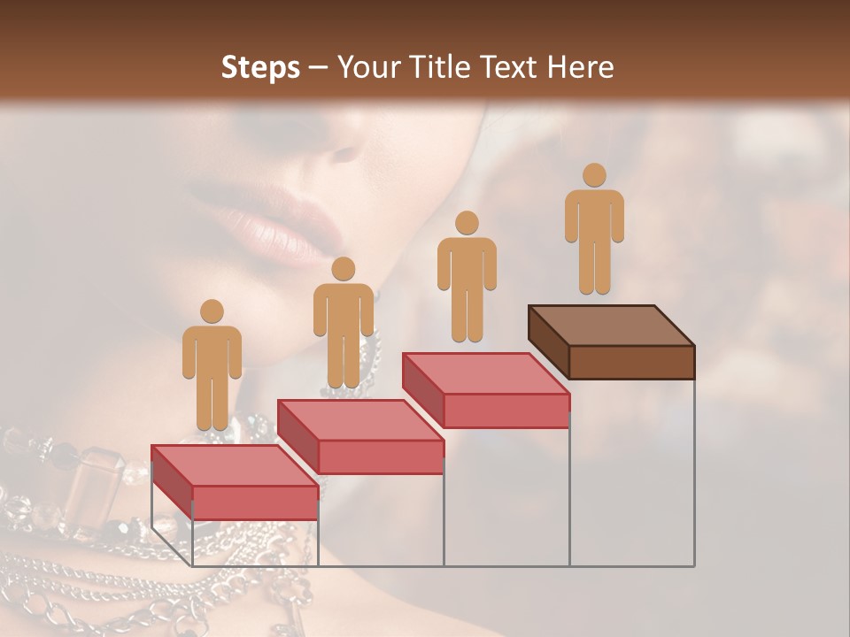 Makeup Glossy Earrings PowerPoint Template