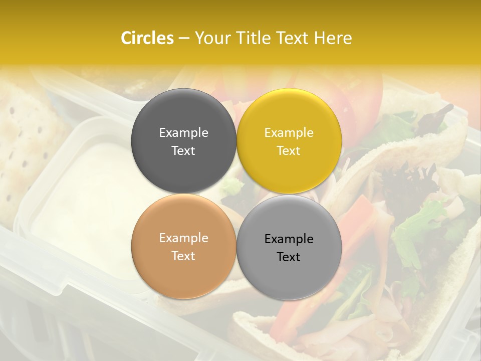 Carrots Natural Pita Bread PowerPoint Template