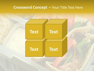 Carrots Natural Pita Bread PowerPoint Template