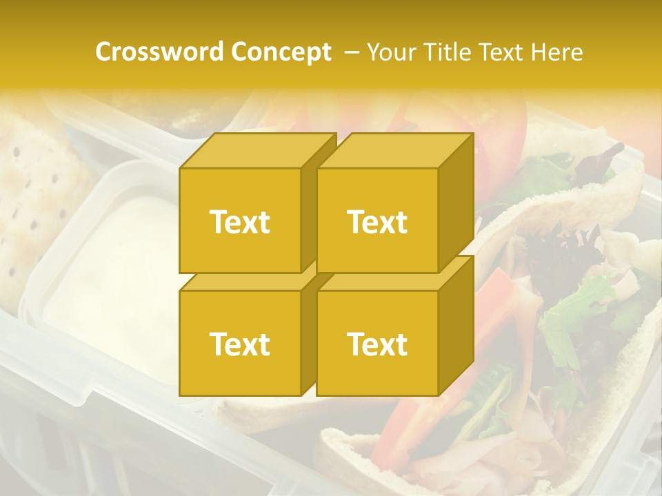 Carrots Natural Pita Bread PowerPoint Template