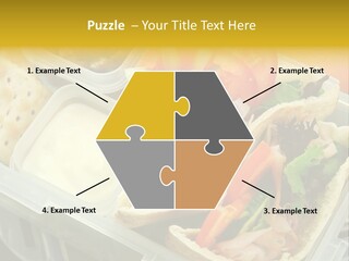 Carrots Natural Pita Bread PowerPoint Template