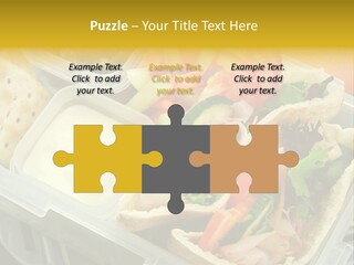 Carrots Natural Pita Bread PowerPoint Template