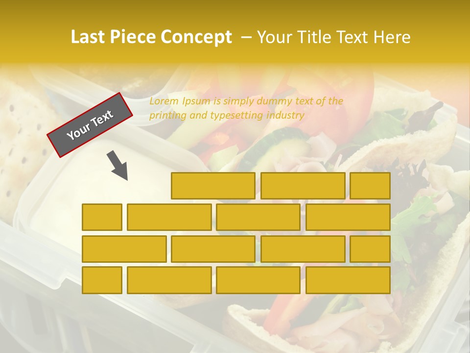 Carrots Natural Pita Bread PowerPoint Template