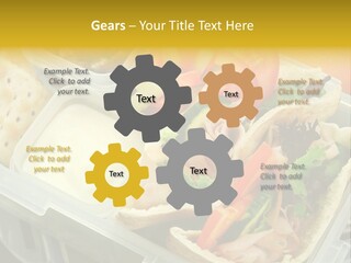 Carrots Natural Pita Bread PowerPoint Template