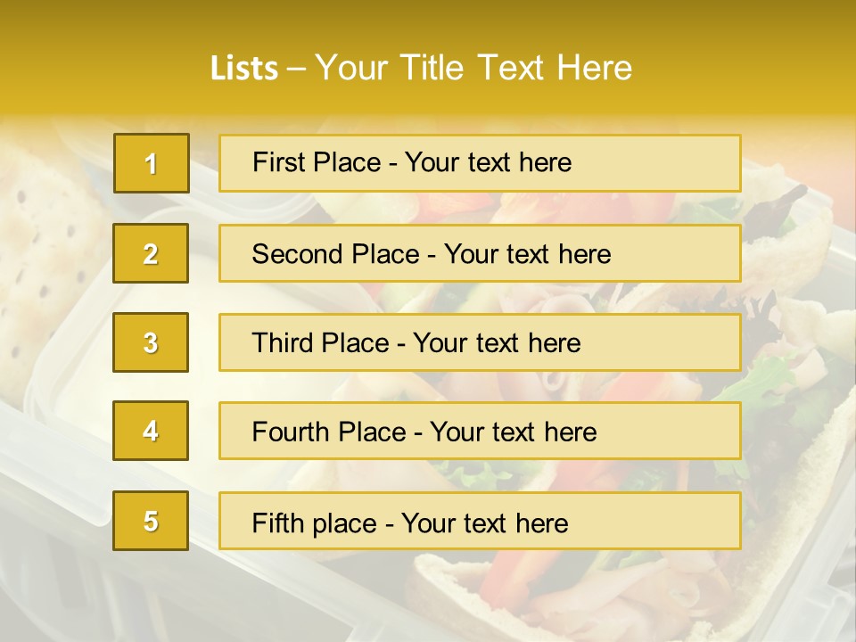 Carrots Natural Pita Bread PowerPoint Template