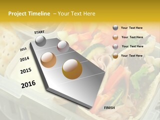 Carrots Natural Pita Bread PowerPoint Template