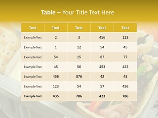 Carrots Natural Pita Bread PowerPoint Template