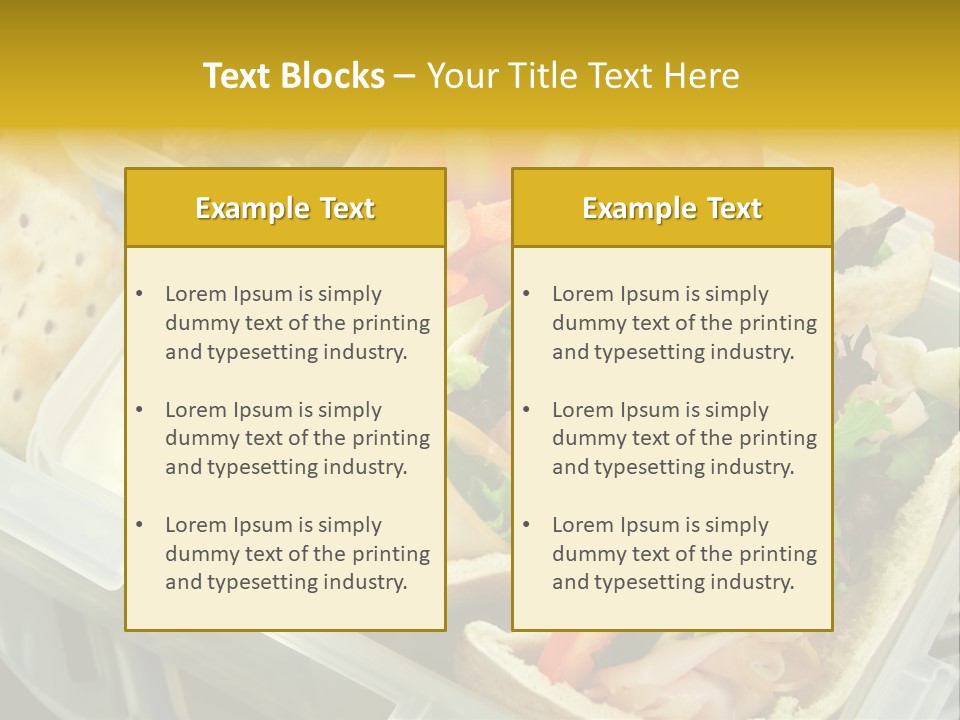Carrots Natural Pita Bread PowerPoint Template