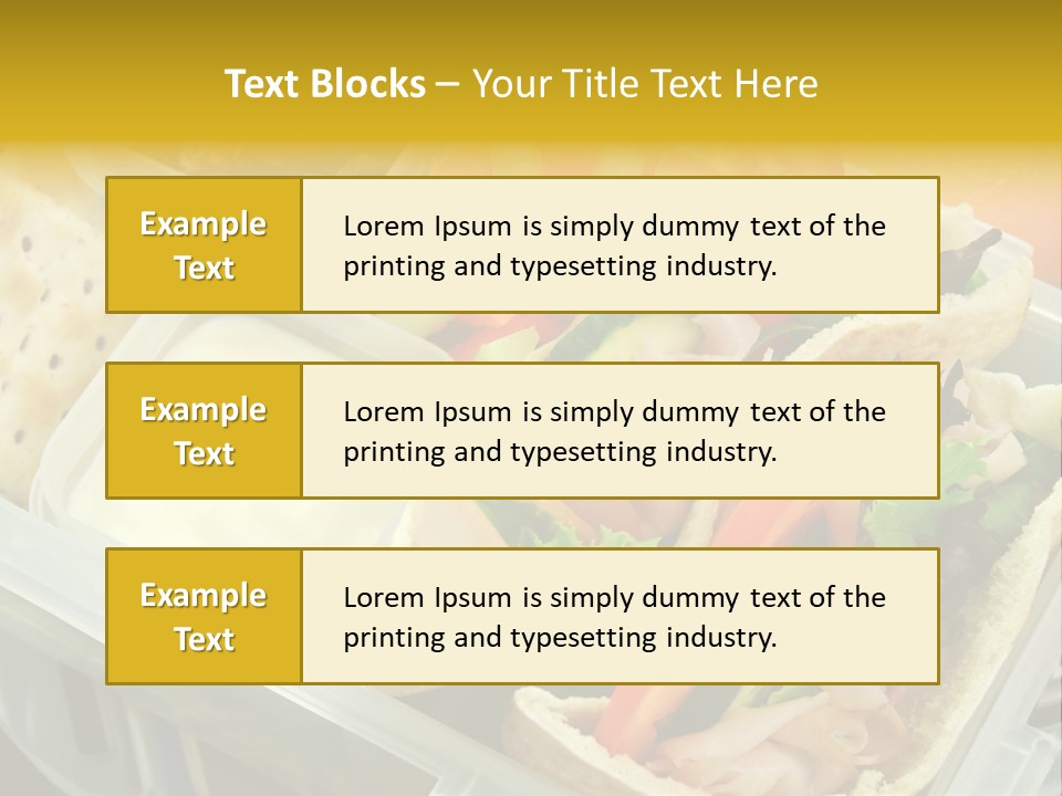 Carrots Natural Pita Bread PowerPoint Template