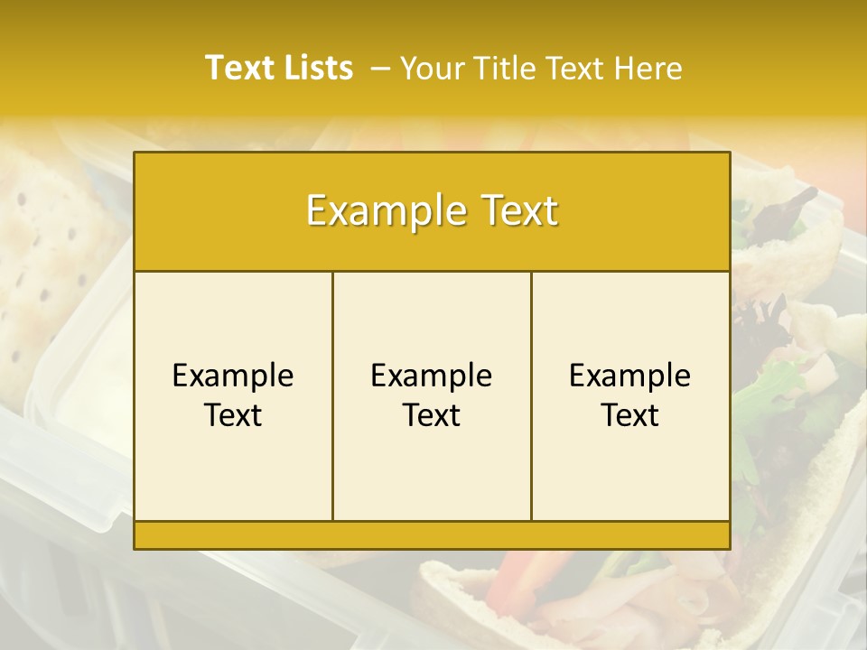 Carrots Natural Pita Bread PowerPoint Template