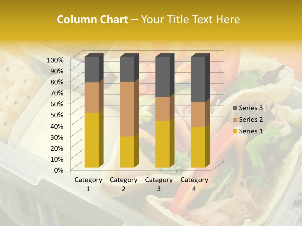 Carrots Natural Pita Bread PowerPoint Template