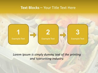Carrots Natural Pita Bread PowerPoint Template