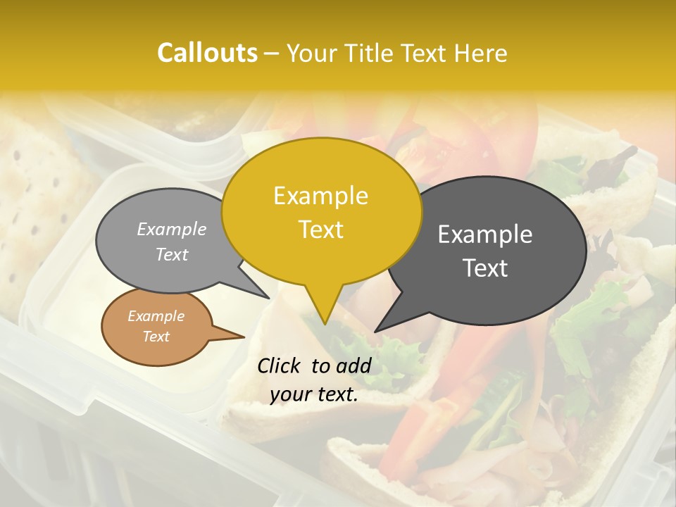 Carrots Natural Pita Bread PowerPoint Template