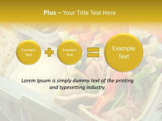 Carrots Natural Pita Bread PowerPoint Template