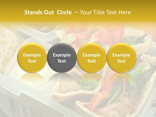 Carrots Natural Pita Bread PowerPoint Template