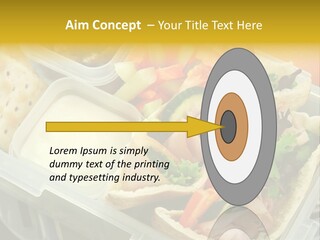 Carrots Natural Pita Bread PowerPoint Template