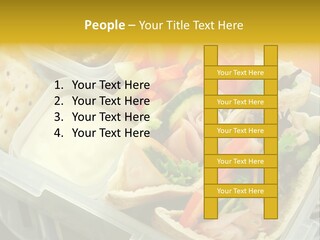 Carrots Natural Pita Bread PowerPoint Template