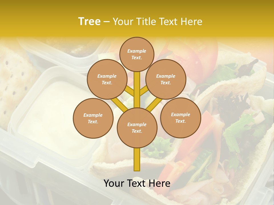 Carrots Natural Pita Bread PowerPoint Template