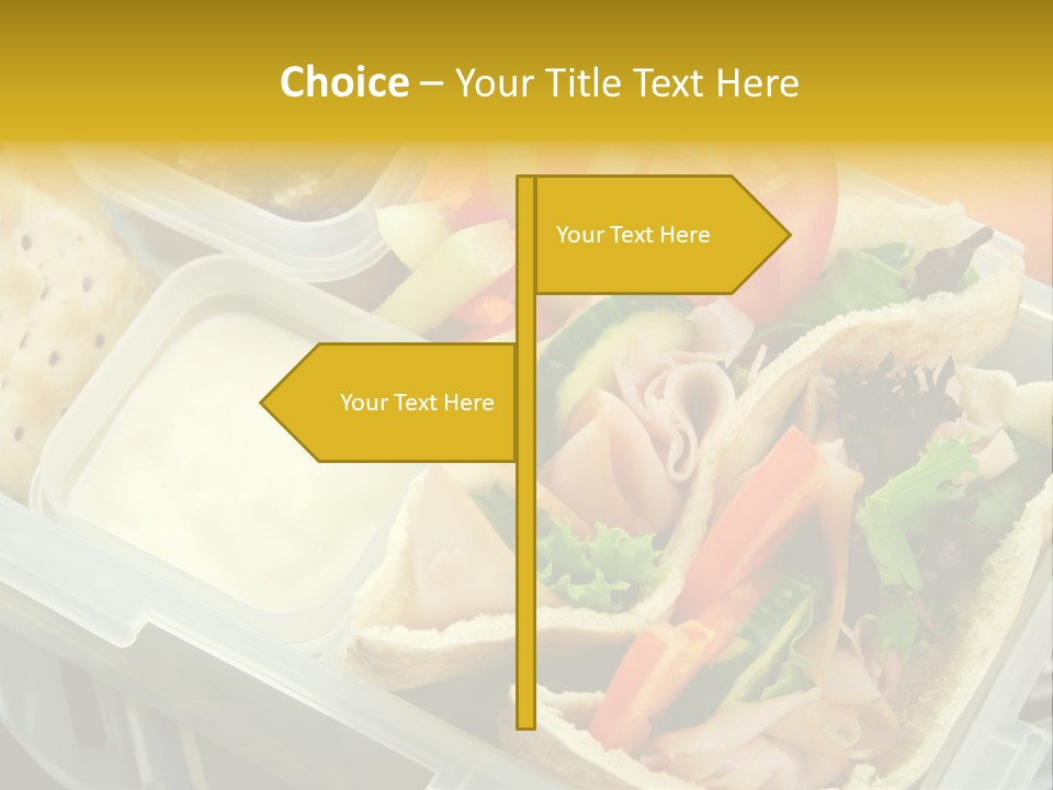 Carrots Natural Pita Bread PowerPoint Template