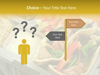 Carrots Natural Pita Bread PowerPoint Template