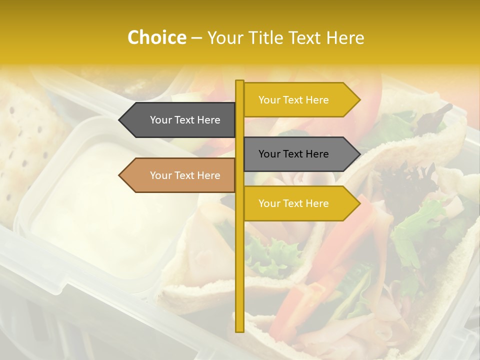 Carrots Natural Pita Bread PowerPoint Template