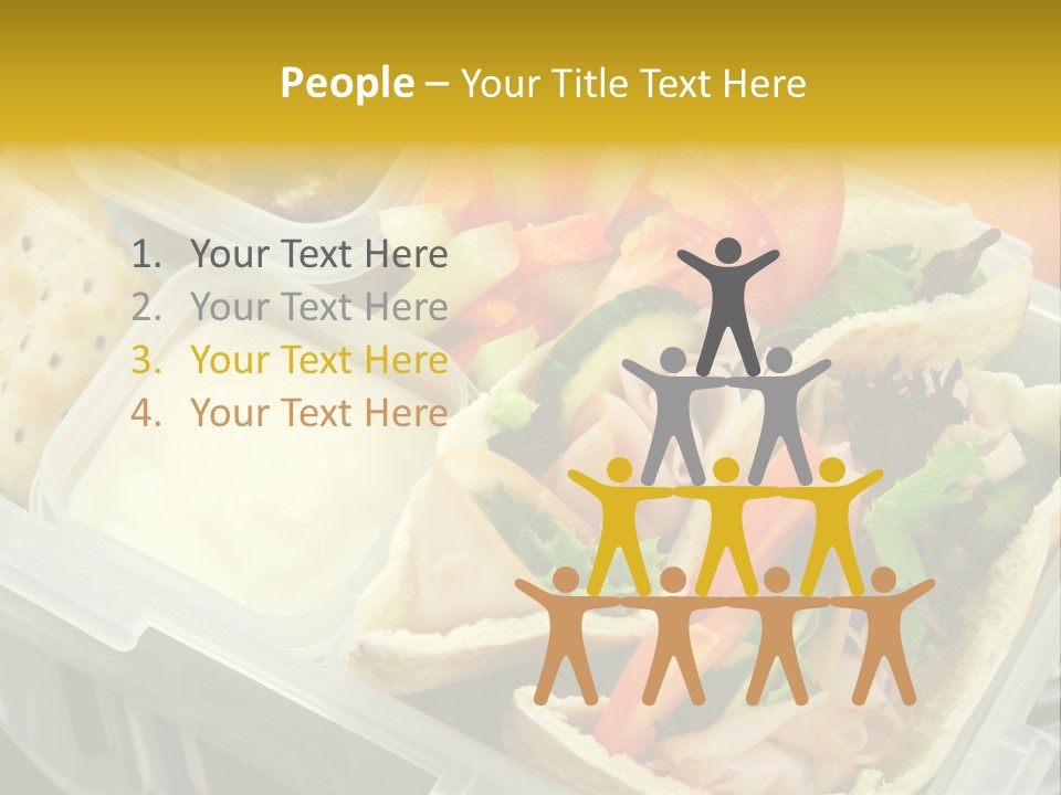 Carrots Natural Pita Bread PowerPoint Template