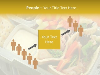 Carrots Natural Pita Bread PowerPoint Template