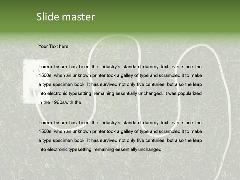 Invention Environment Warming PowerPoint Template