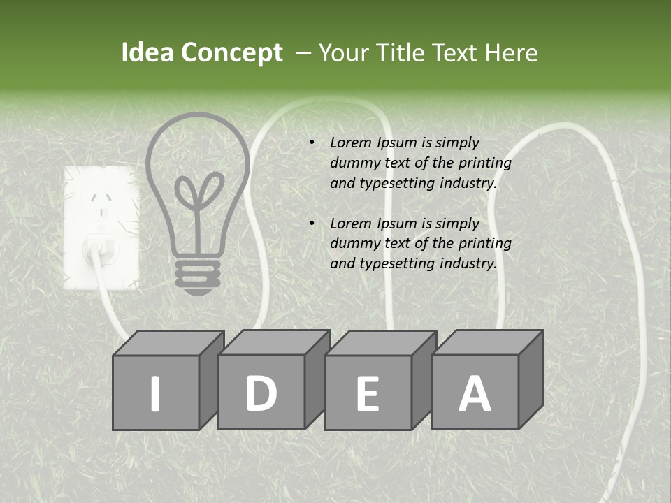 Invention Environment Warming PowerPoint Template