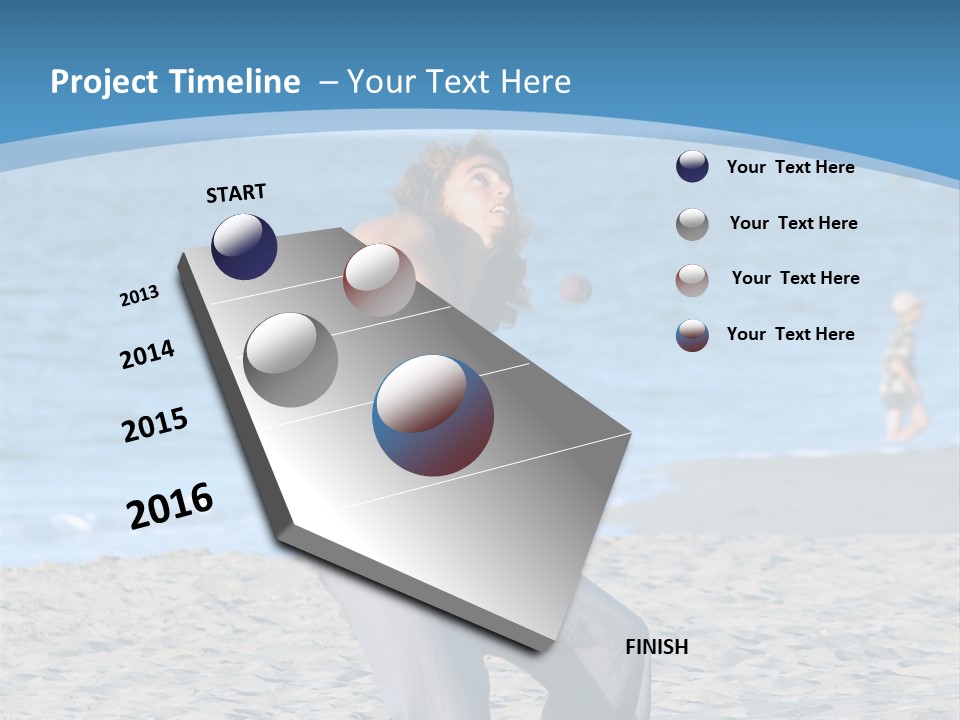 Performer Water Laguna PowerPoint Template