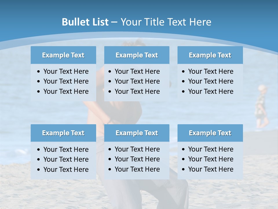Performer Water Laguna PowerPoint Template