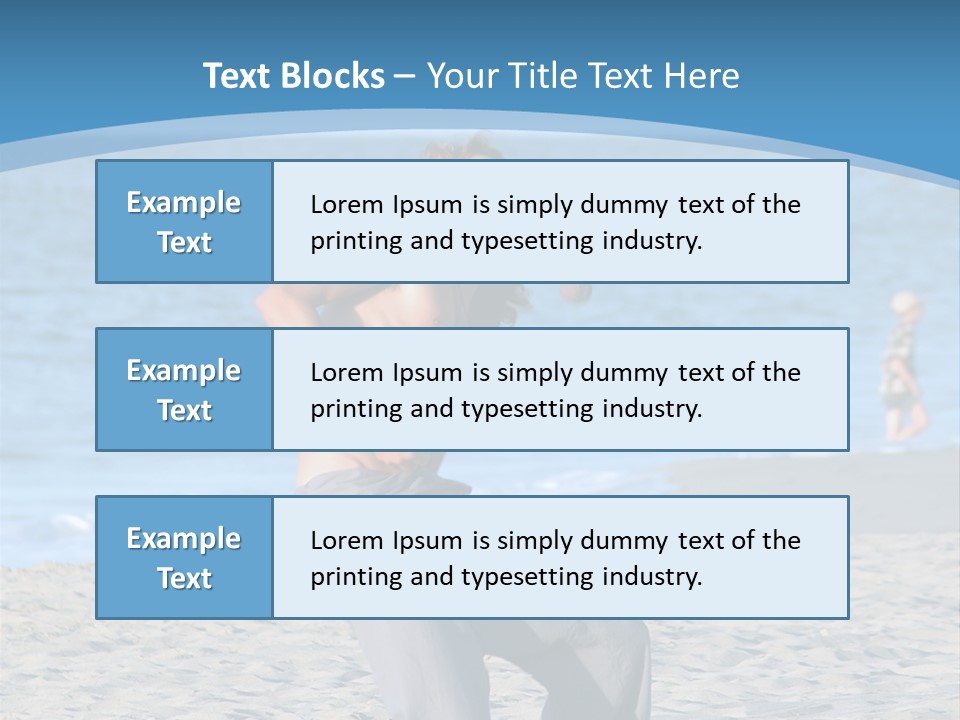 Performer Water Laguna PowerPoint Template