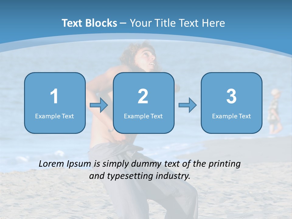 Performer Water Laguna PowerPoint Template