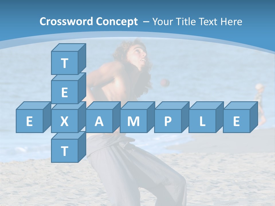 Performer Water Laguna PowerPoint Template