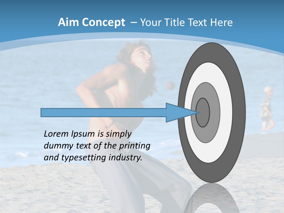 Performer Water Laguna PowerPoint Template