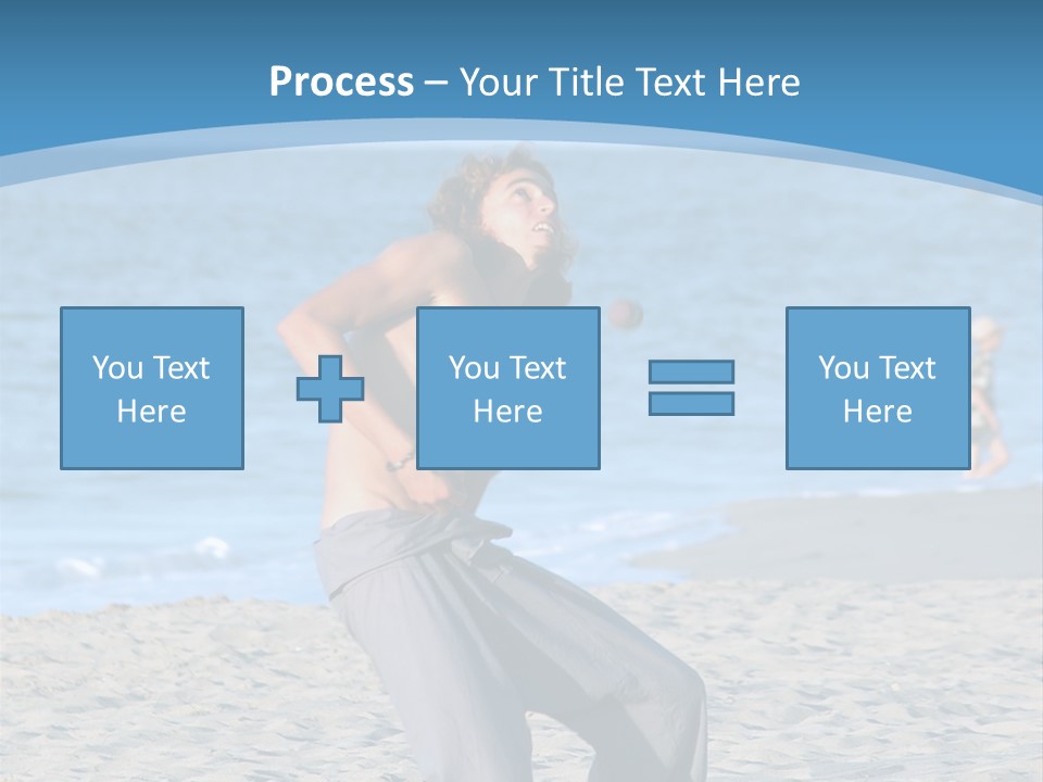 Performer Water Laguna PowerPoint Template