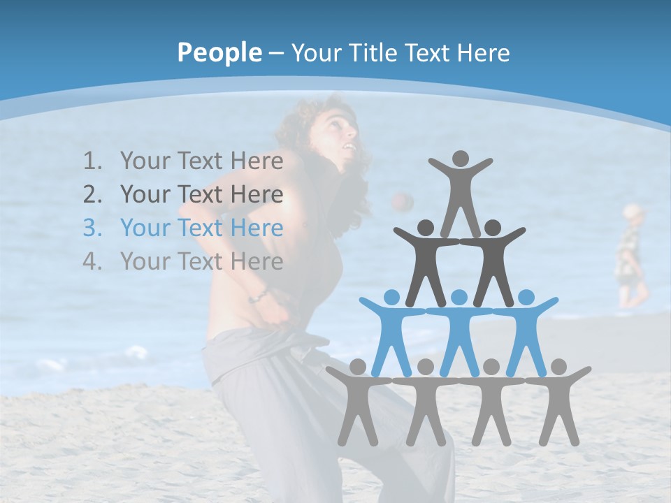 Performer Water Laguna PowerPoint Template