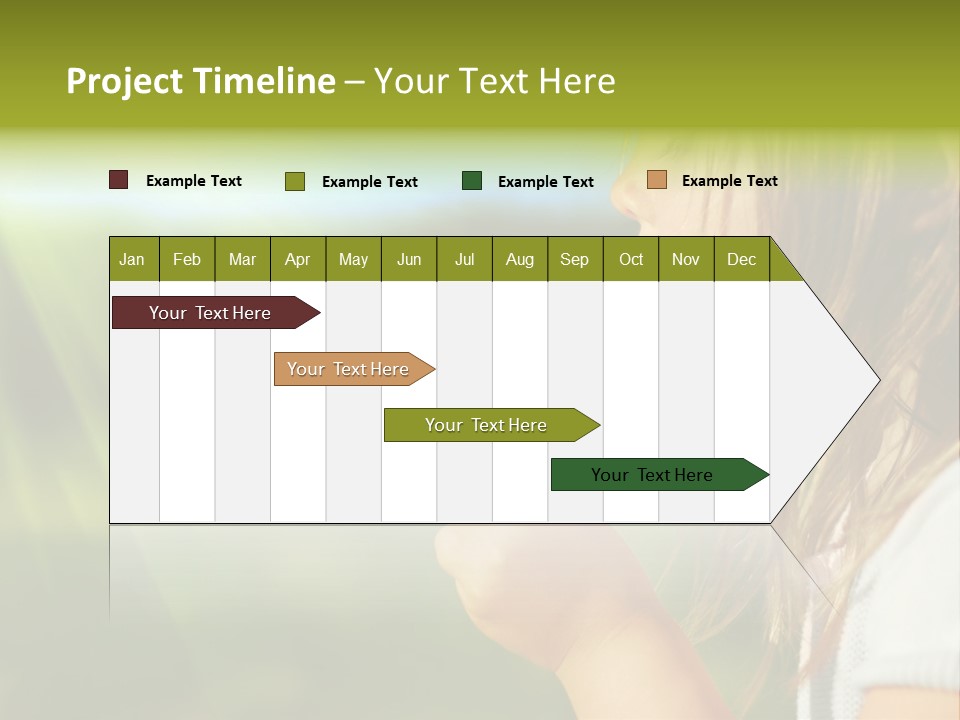 A Little Girl Blowing A Dandelion On A Sunny Day PowerPoint Template