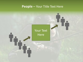 Chimp Furry Wild PowerPoint Template