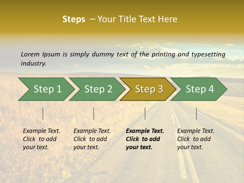 Travel Blue Movement PowerPoint Template