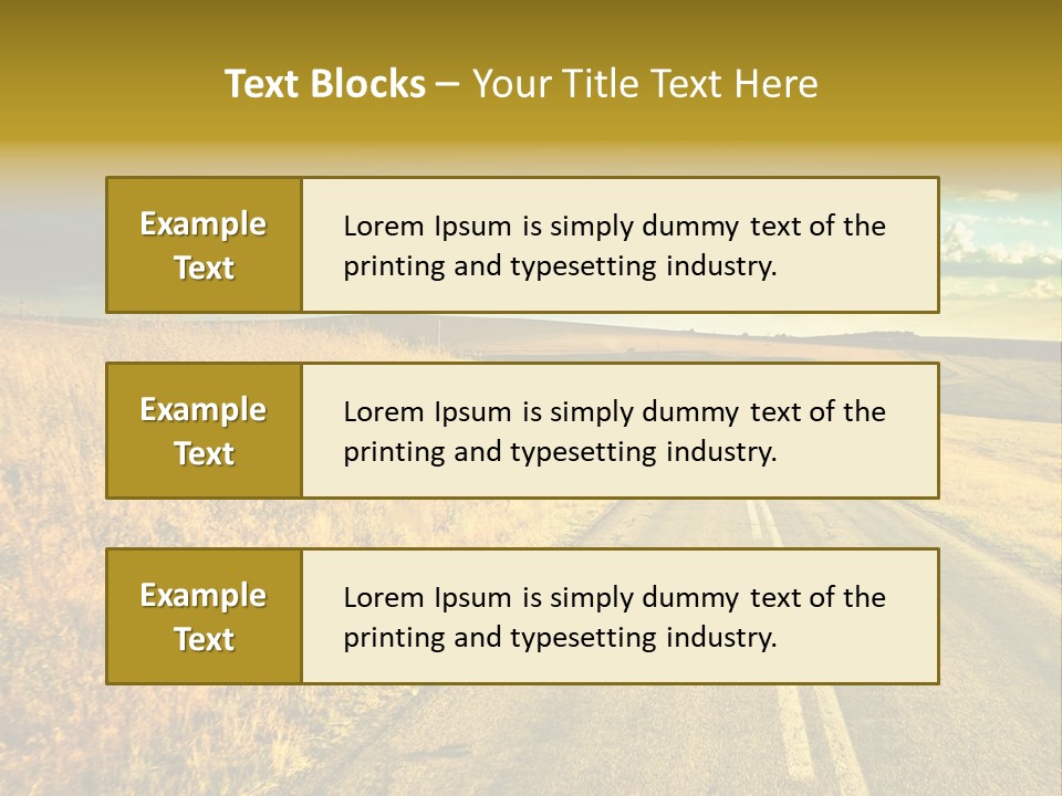 Travel Blue Movement PowerPoint Template