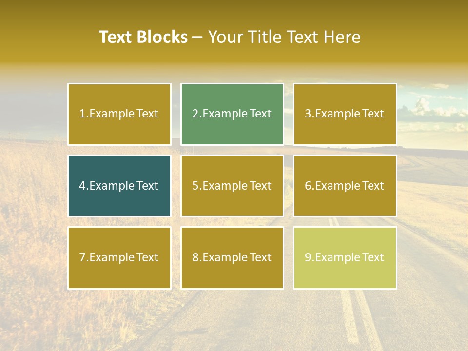 Travel Blue Movement PowerPoint Template