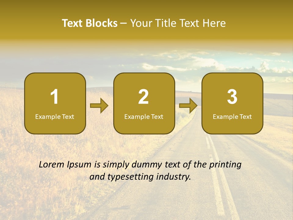 Travel Blue Movement PowerPoint Template