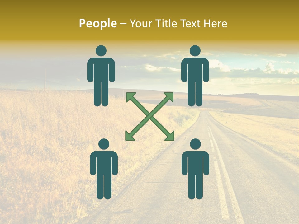 Travel Blue Movement PowerPoint Template