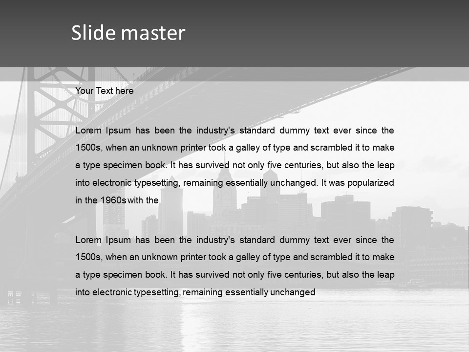 Philadelphia Pennsylvania Building PowerPoint Template