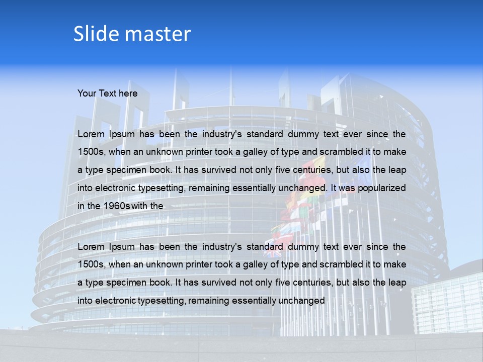 View Community City PowerPoint Template
