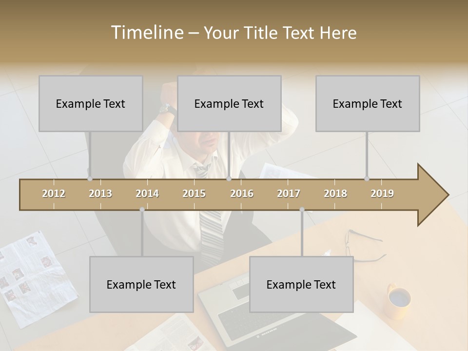 Grief Anger Man PowerPoint Template